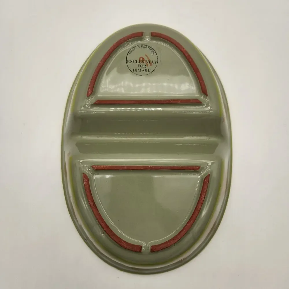 Himark Made In Portugal Moss Green With‎ Terracotta Rim 12